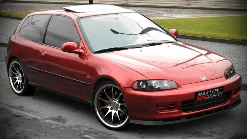 Front Splitter compatible with Honda Civic V