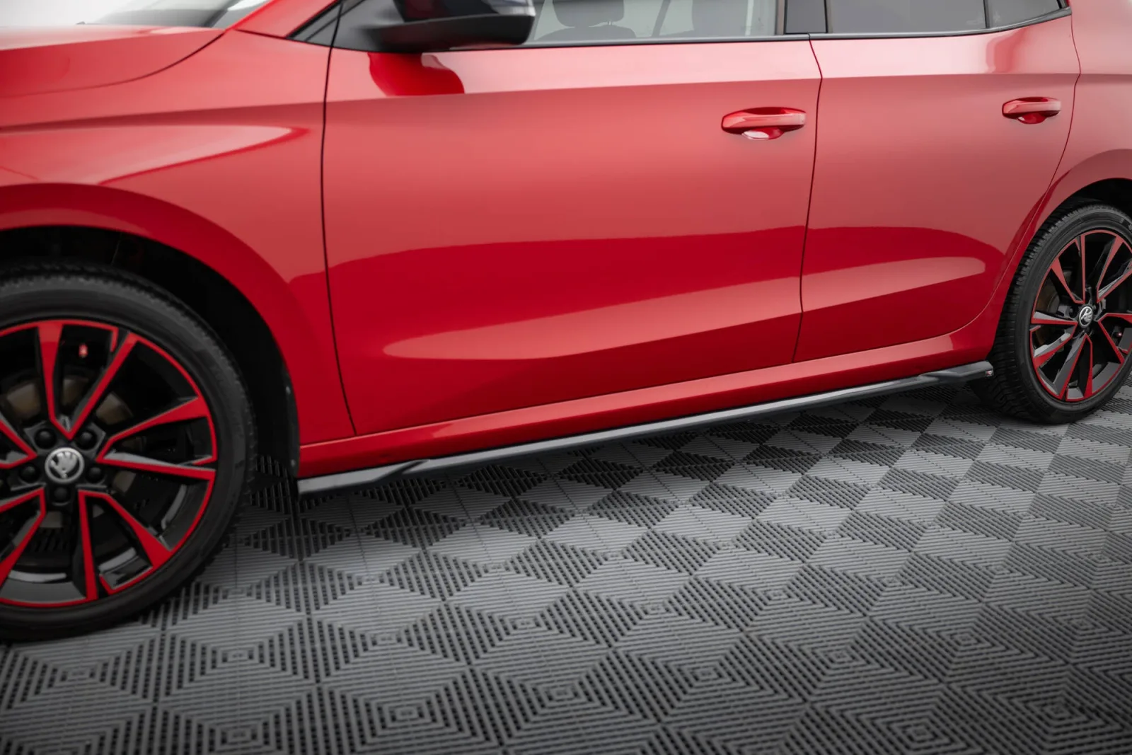 Side Skirts Diffusers compatible with Skoda Fabia Mk4
