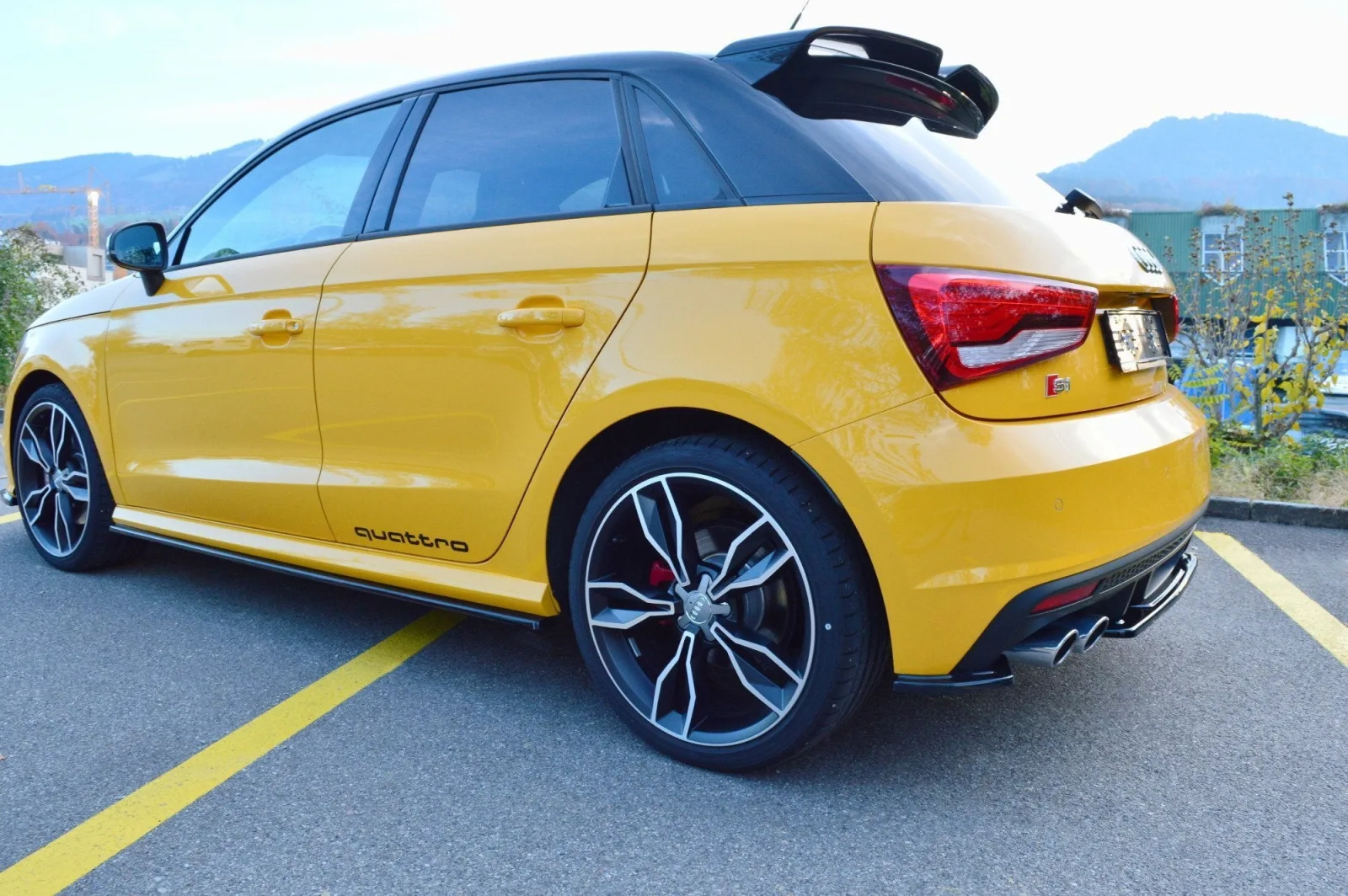 Side Skirts Diffusers compatible with Audi S1 8X