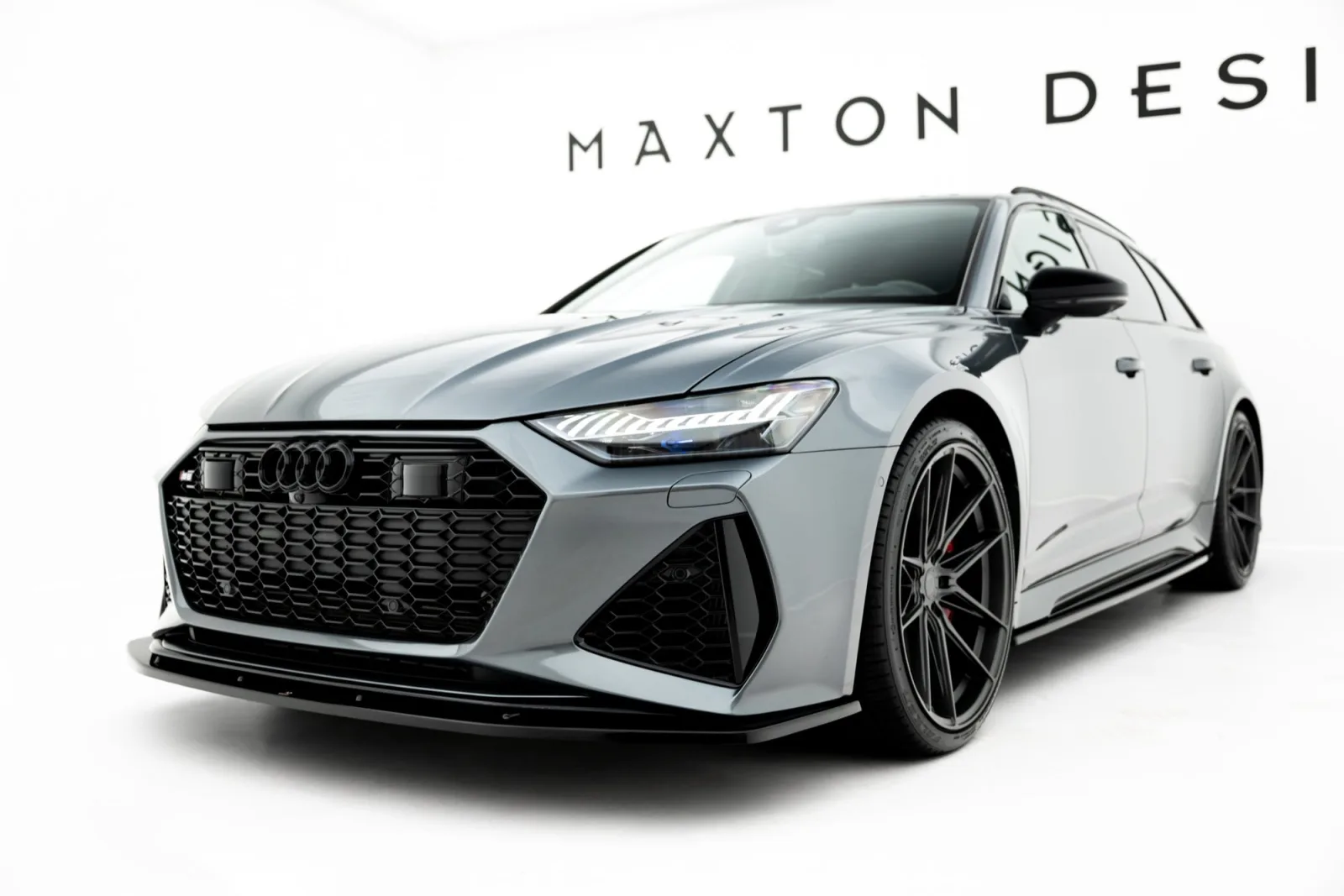 Front Splitter V.2 compatible with Audi RS6 C8 / C8 Facelift