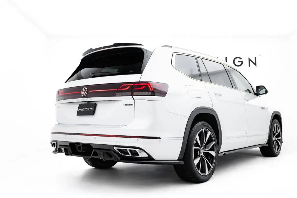 Rear Splitter (With Diffuser) compatible with Volkswagen Atlas R-Line Mk1 Facelift 2