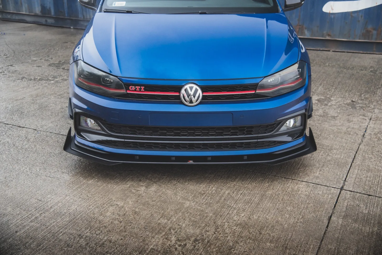 Front Splitter Street Pro + Flaps compatible with Volkswagen Polo GTI Mk6