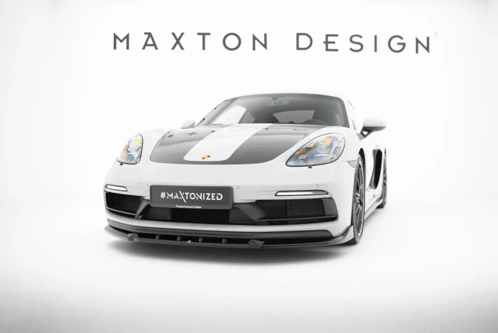 Front Splitter V.2 compatible with Porsche 718 Cayman GTS 982c