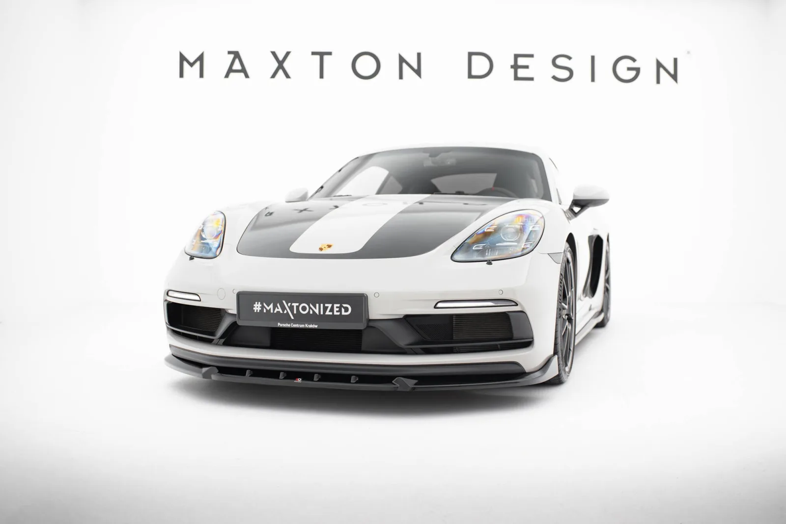 Front Splitter V.2 compatible with Porsche 718 Cayman GTS 982c