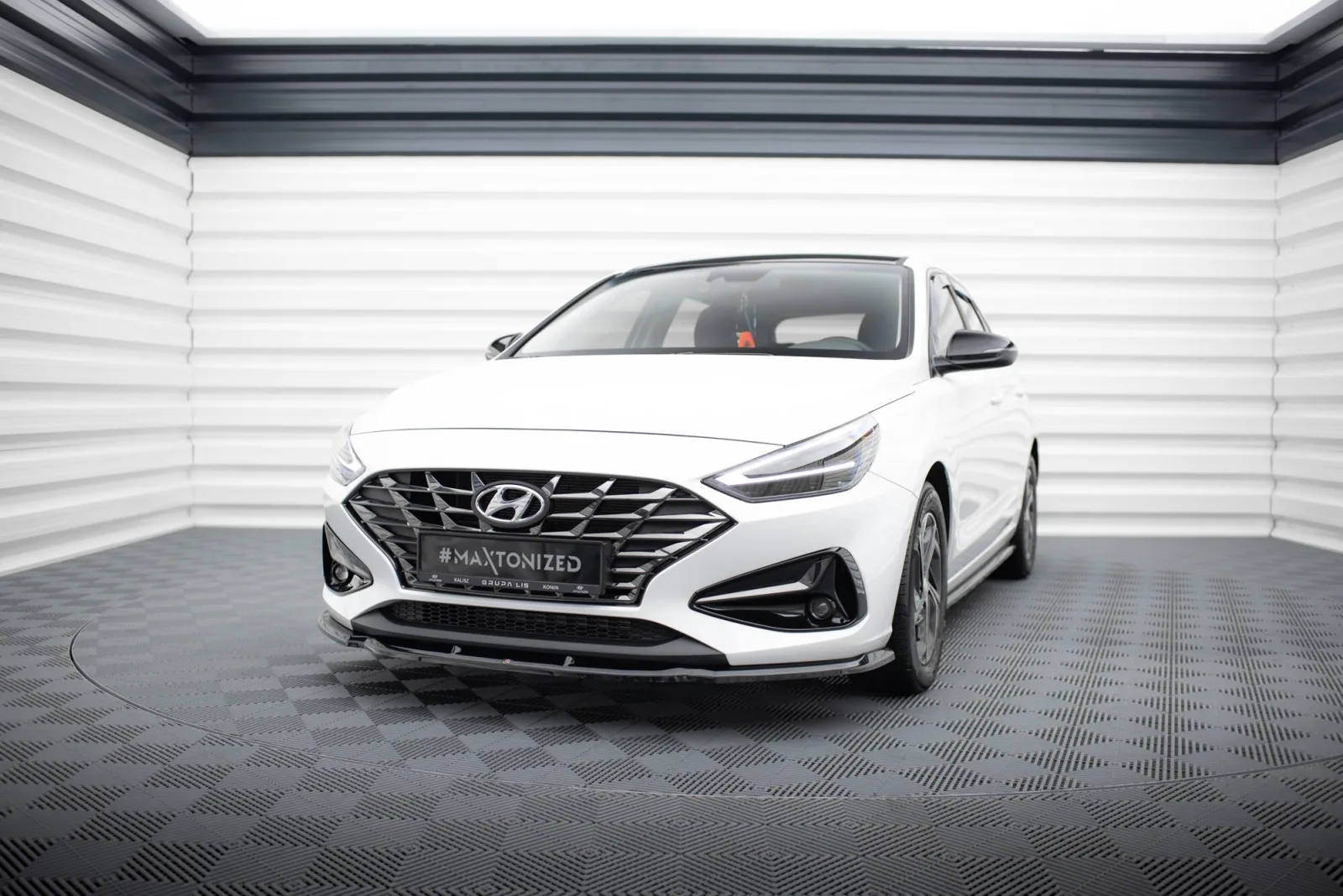 Front Splitter V.1 compatible with Hyundai I30 Mk3 Facelift
