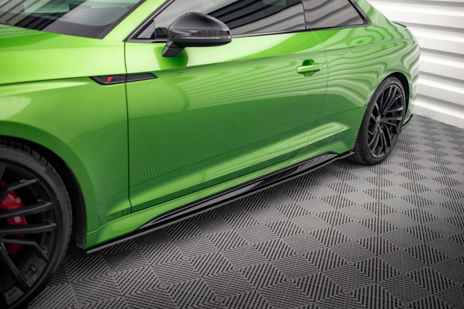 Side Skirts Diffusers Street Pro compatible with Audi RS5 Coupe F5 Facelift