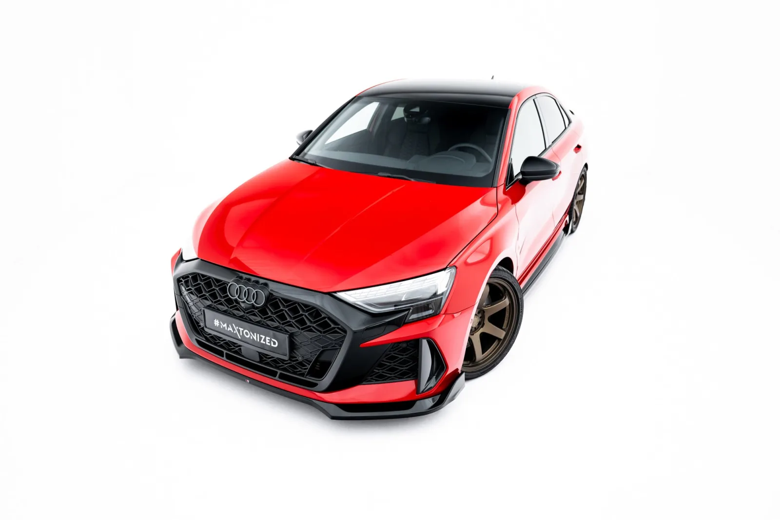 Front Splitter V.2 compatible with Audi RS3 Sedan 8Y Facelift