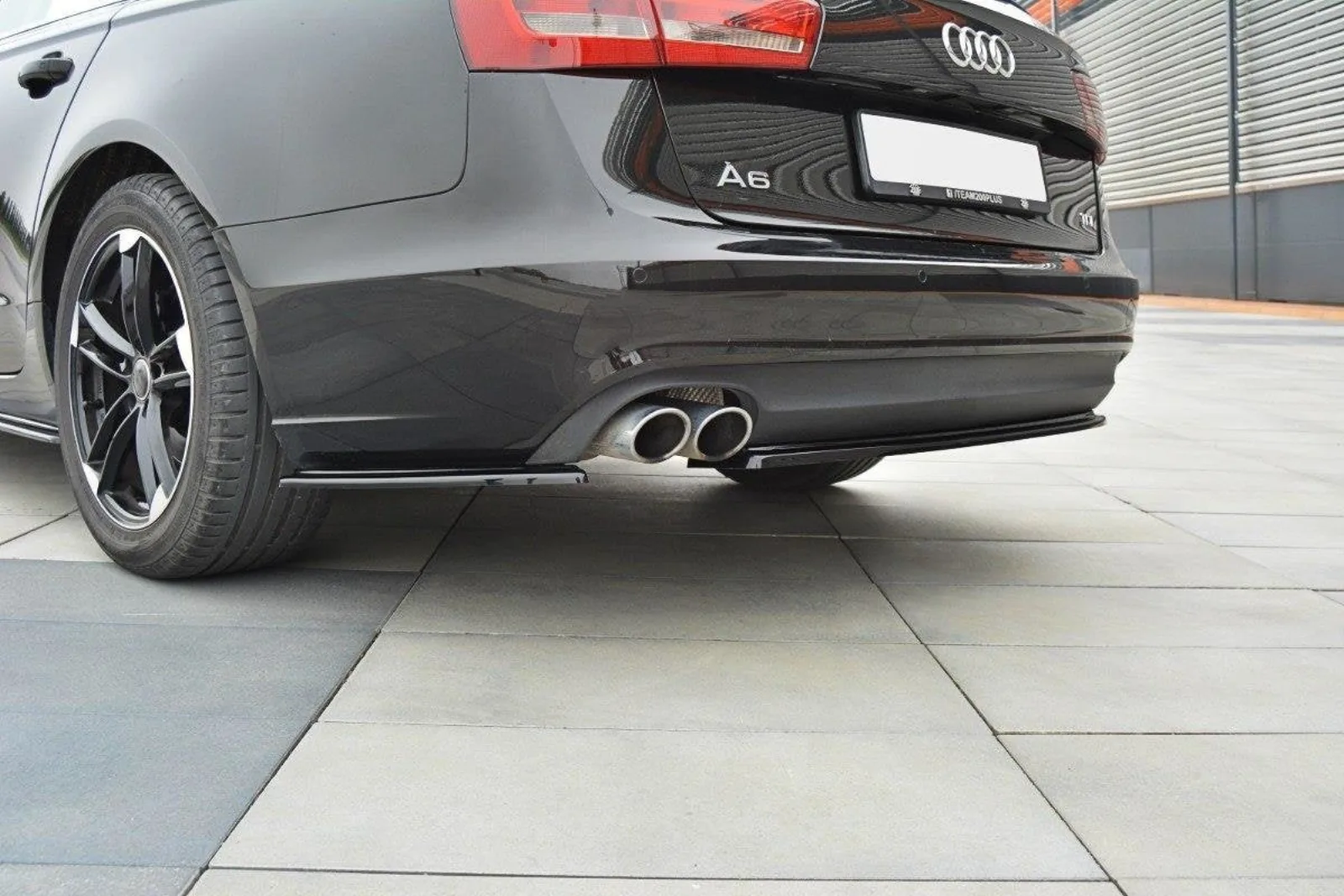 Rear Side Splitters compatible with Audi A6 Avant / Sedan C7