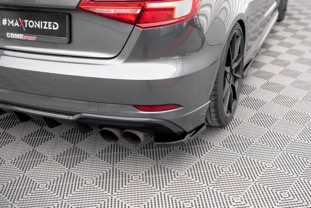 Rear Side Splitters V.1 compatible with Audi S3 Sportback 8V Facelift