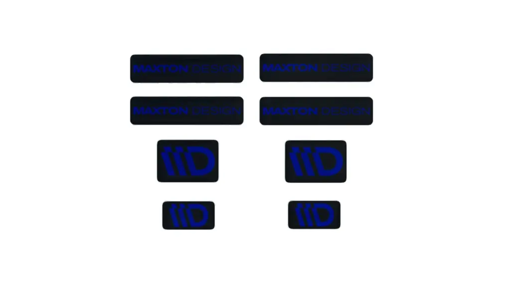 Maxton Design 3D Sticker Set - Crno-tamnoplavi
