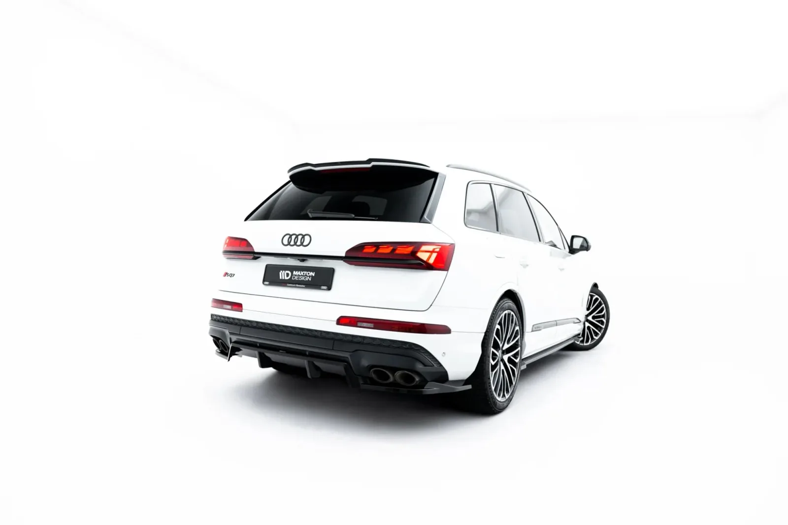 Rear Splitter (With Diffuser) compatible with Audi SQ7 Mk2 Facelift 2