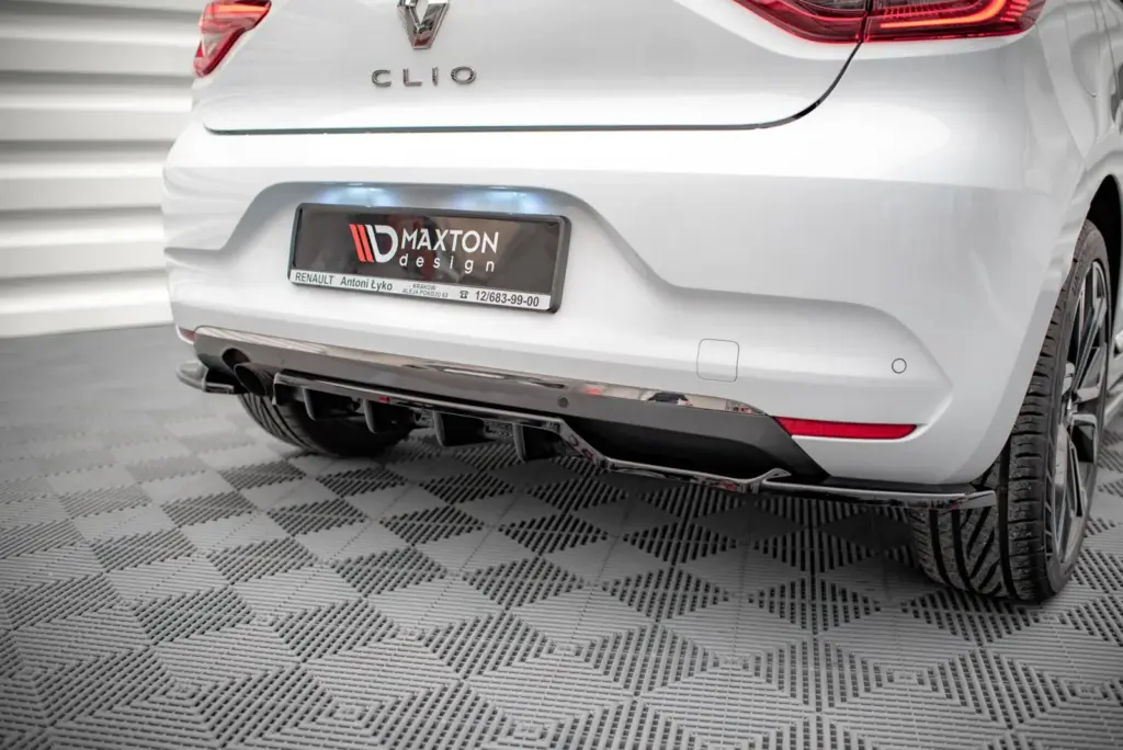 Rear Splitter (With Diffuser) compatible with Renault Clio Mk5