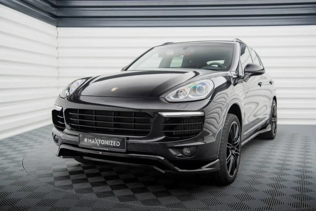 Front Splitter compatible with Porsche Cayenne Mk2 Facelift