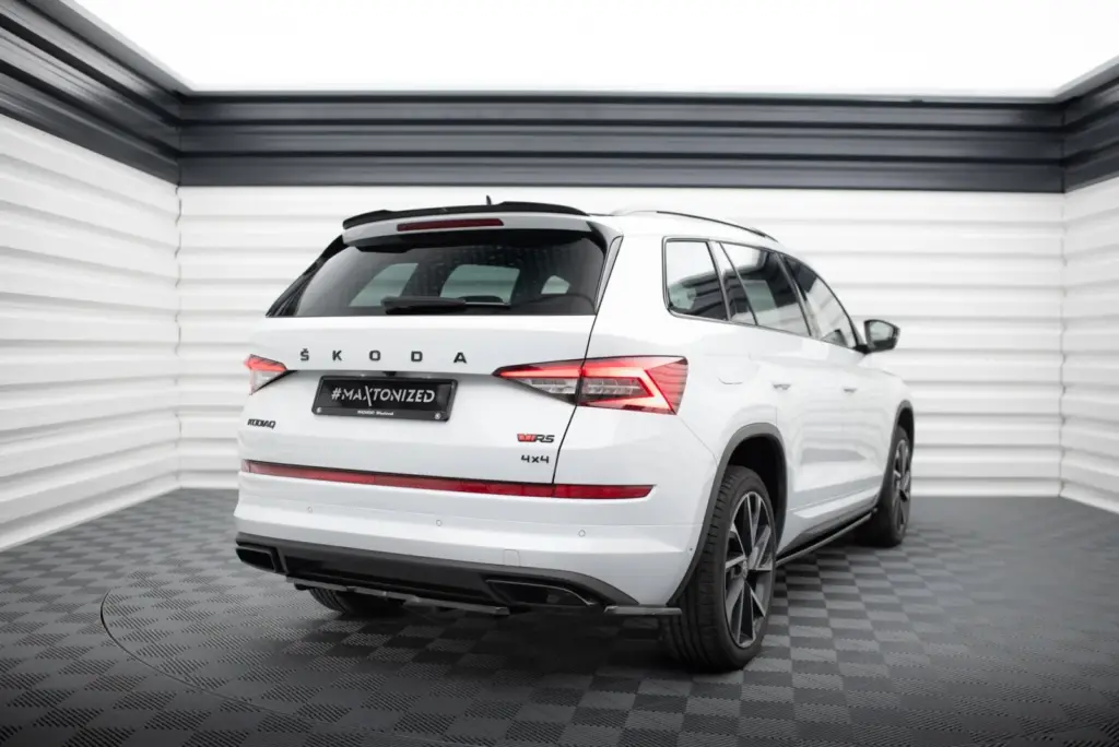 Rear Splitter (With Diffuser) compatible with Skoda Kodiaq RS Mk1 / Mk1 Facelift
