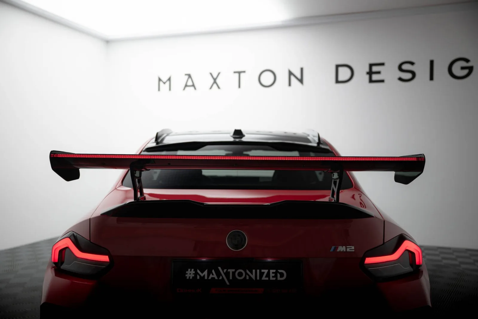 Carbon Spoiler With Internal Brackets + LED compatible with BMW M2 G87