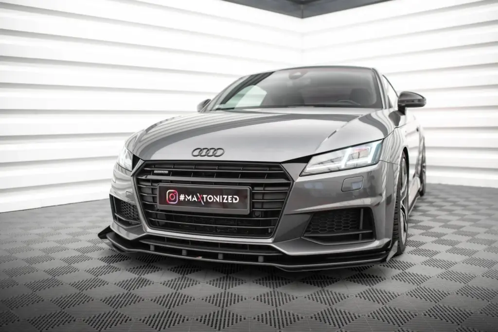 Front Splitter Street Pro + Flaps compatible with Audi TT S / S-Line 8S