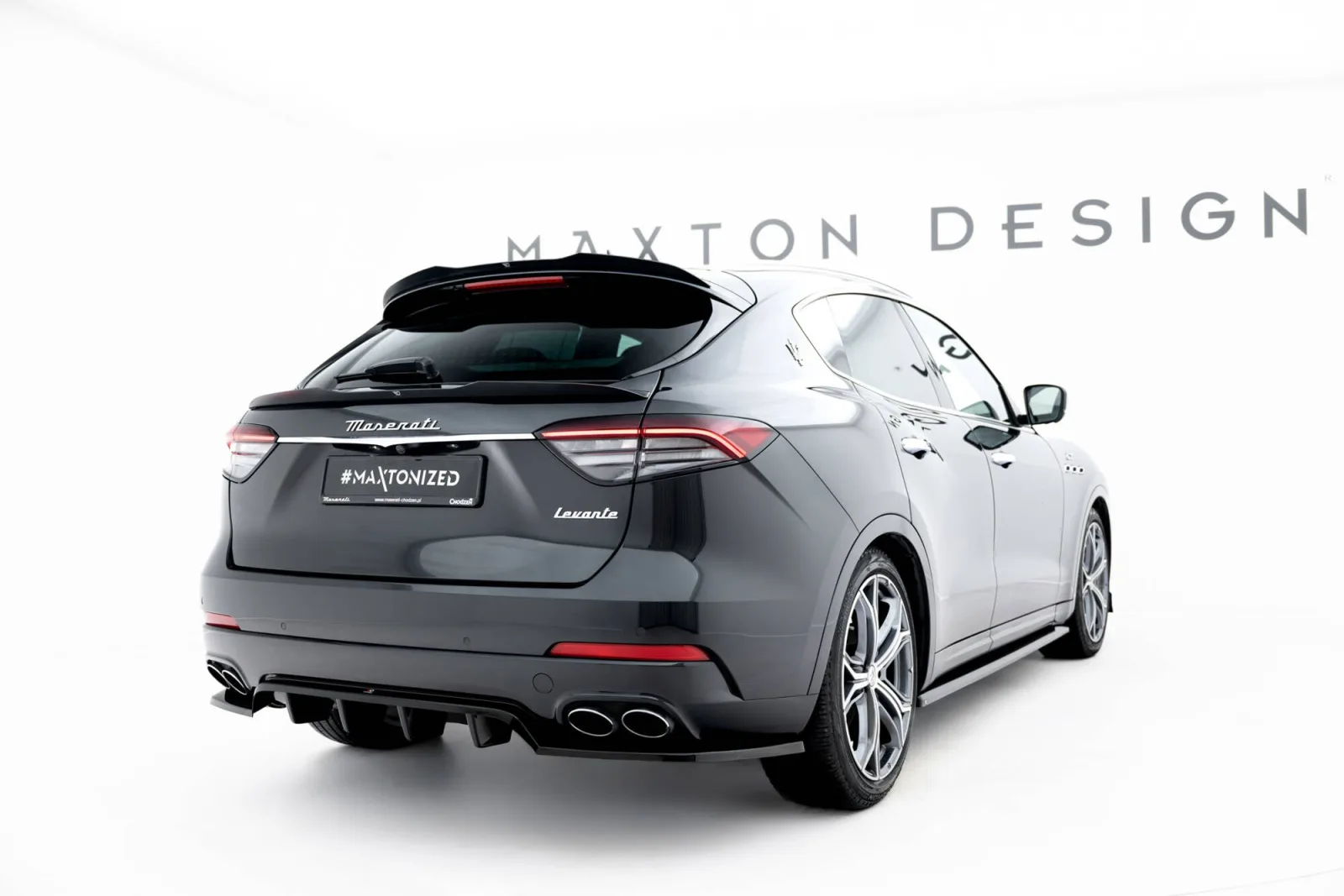 Rear Splitter (With Diffuser) compatible with Maserati Levante GT Mk1 Facelift