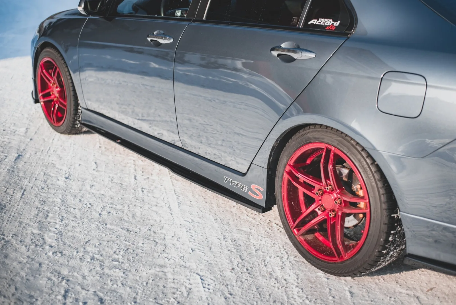 Side Skirts Diffusers V.2 compatible with Honda Accord Mk7 Type-S