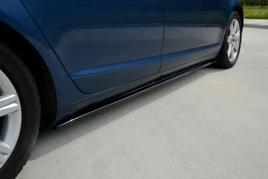 Side Skirts Diffusers compatible with Audi A6 S-Line C6 / C6 FL