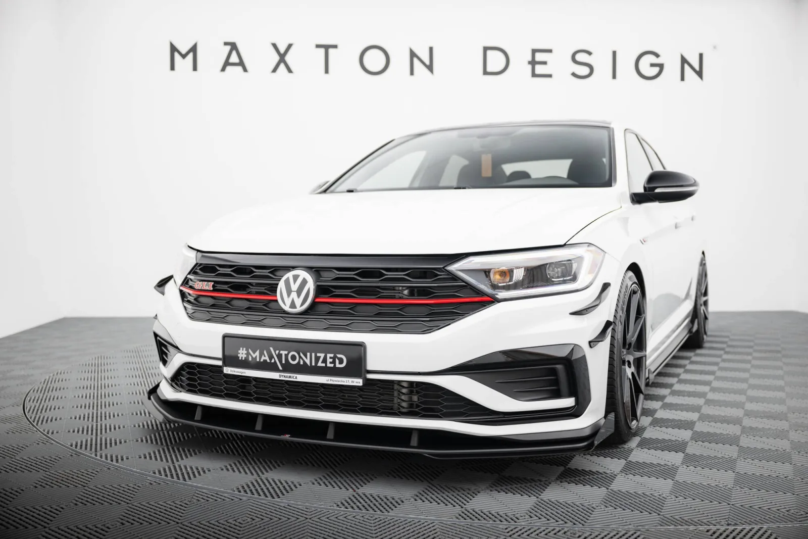 Front Splitter Street Pro + Flaps compatible with Volkswagen Jetta GLI Mk7