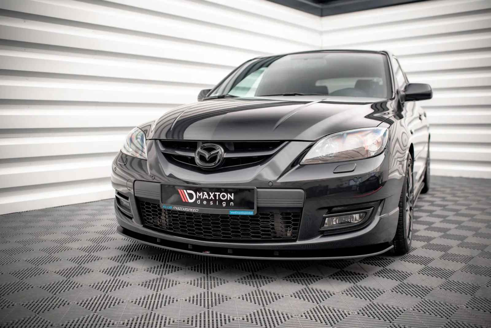 Front Splitter Street Pro compatible with Mazda 3 MPS Mk1