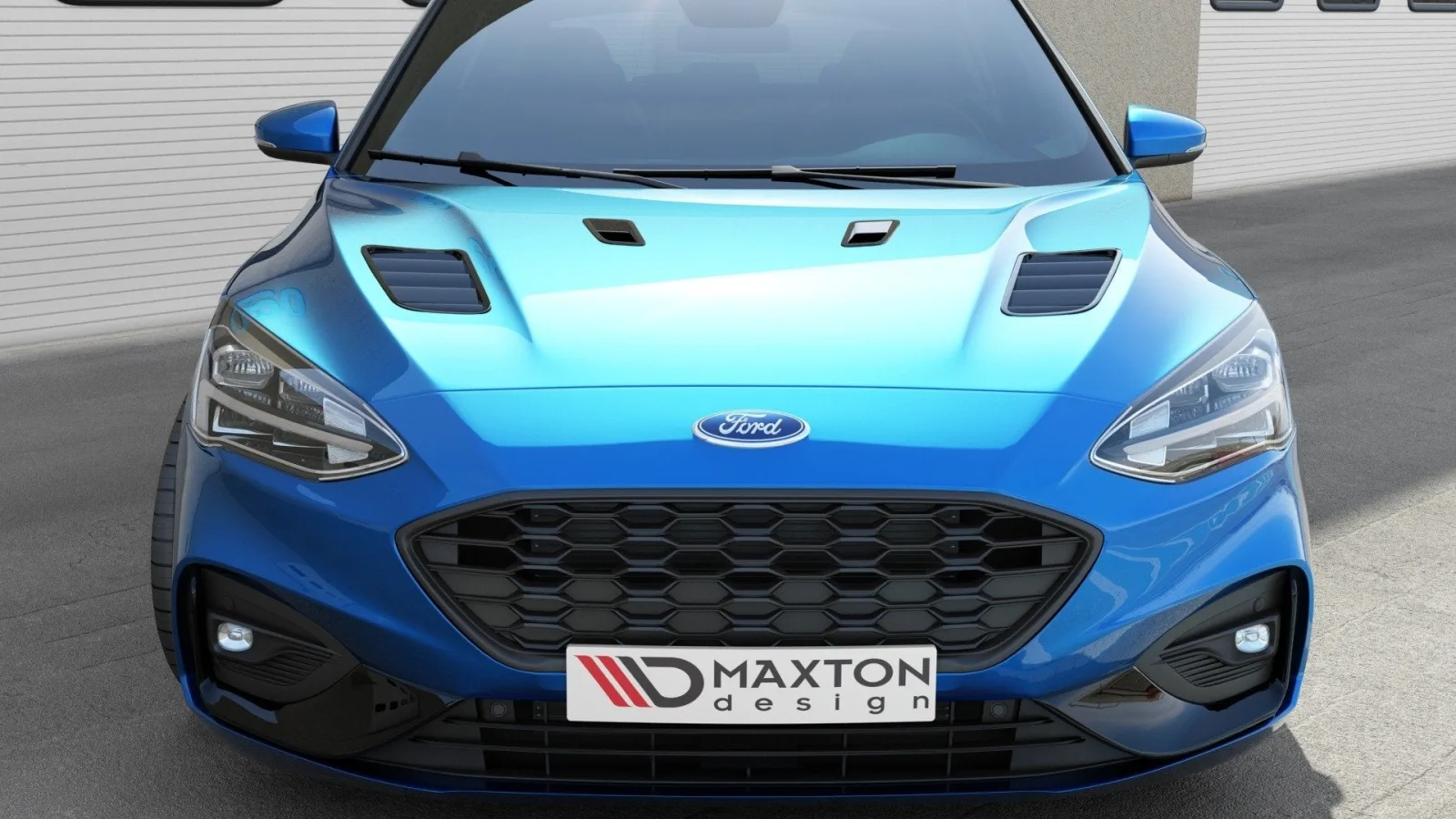 Bonnet Vents compatible with Ford Focus ST-Line / ST Mk4 ( Larger )