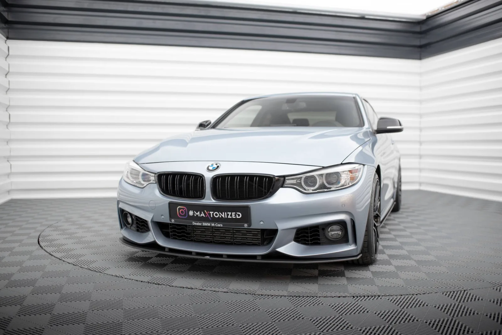 Front Splitter Street Pro compatible with BMW 4 Coupe / Gran Coupe / Cabrio M-Pack F32 / F36 / F33