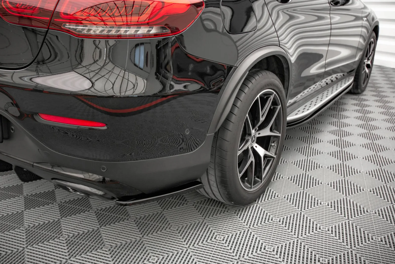 Rear Side Splitters compatible with Mercedes-Benz GLC Coupe AMG-Line C253 Facelift