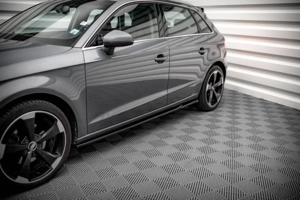 Side Skirts Diffusers compatible with Audi A3 Sportback 8V