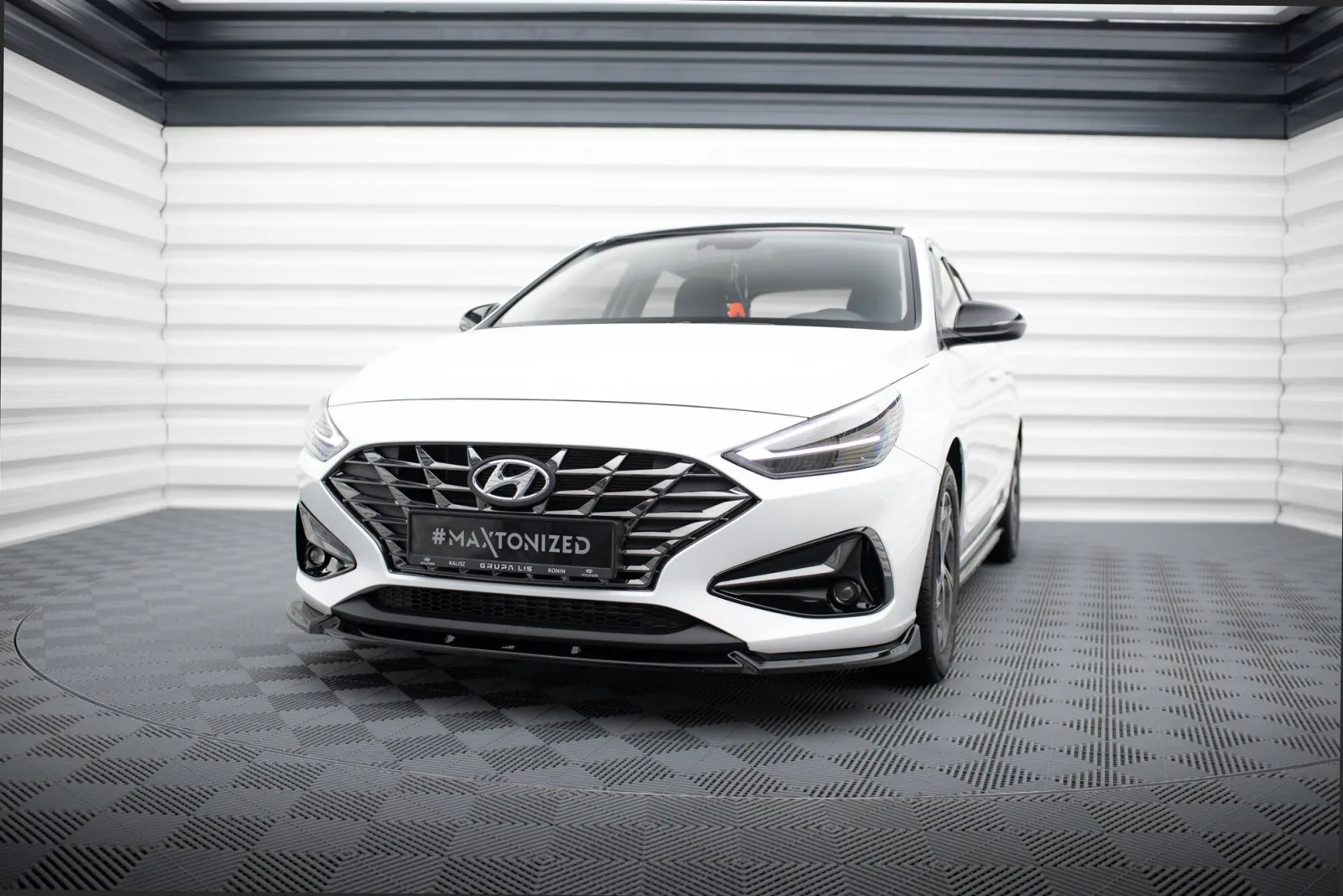 Front Splitter V.2 compatible with Hyundai I30 Mk3 Facelift