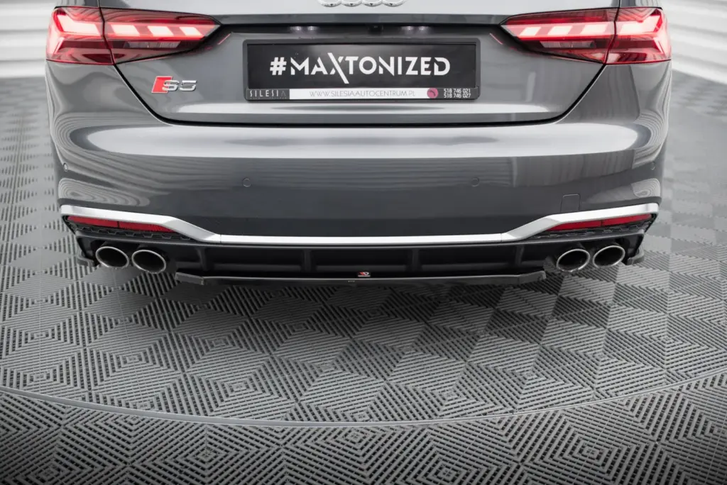 Rear Splitter compatible with Audi S5 Sportback / Coupe F5 Facelift