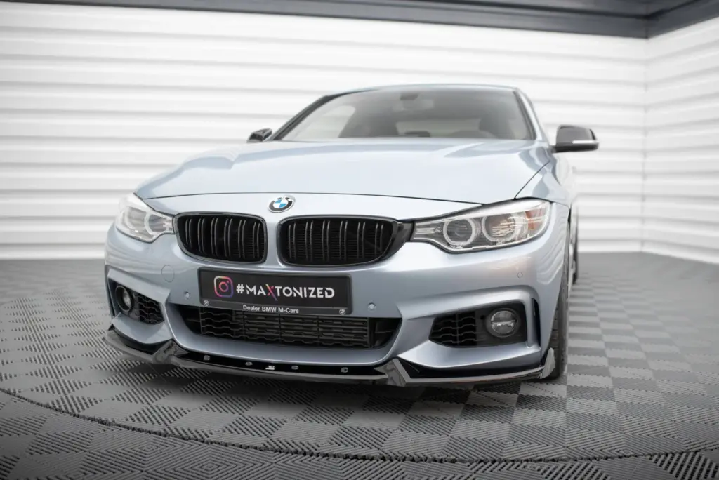 Front Splitter V.4 compatible with BMW 4 Coupe / Gran Coupe / Cabrio M-Pack F32 / F36 / F33