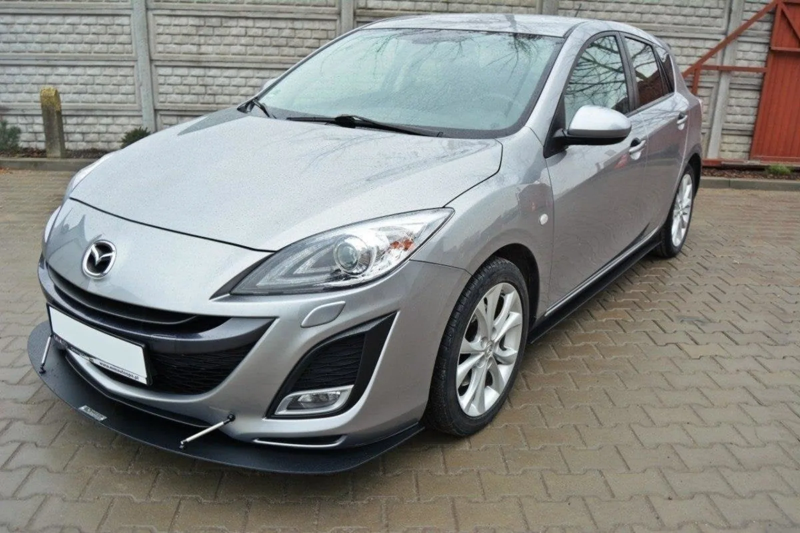 Side Skirts Diffusers Racing compatible with Mazda 3 MK2 Sport Pre-Facelift