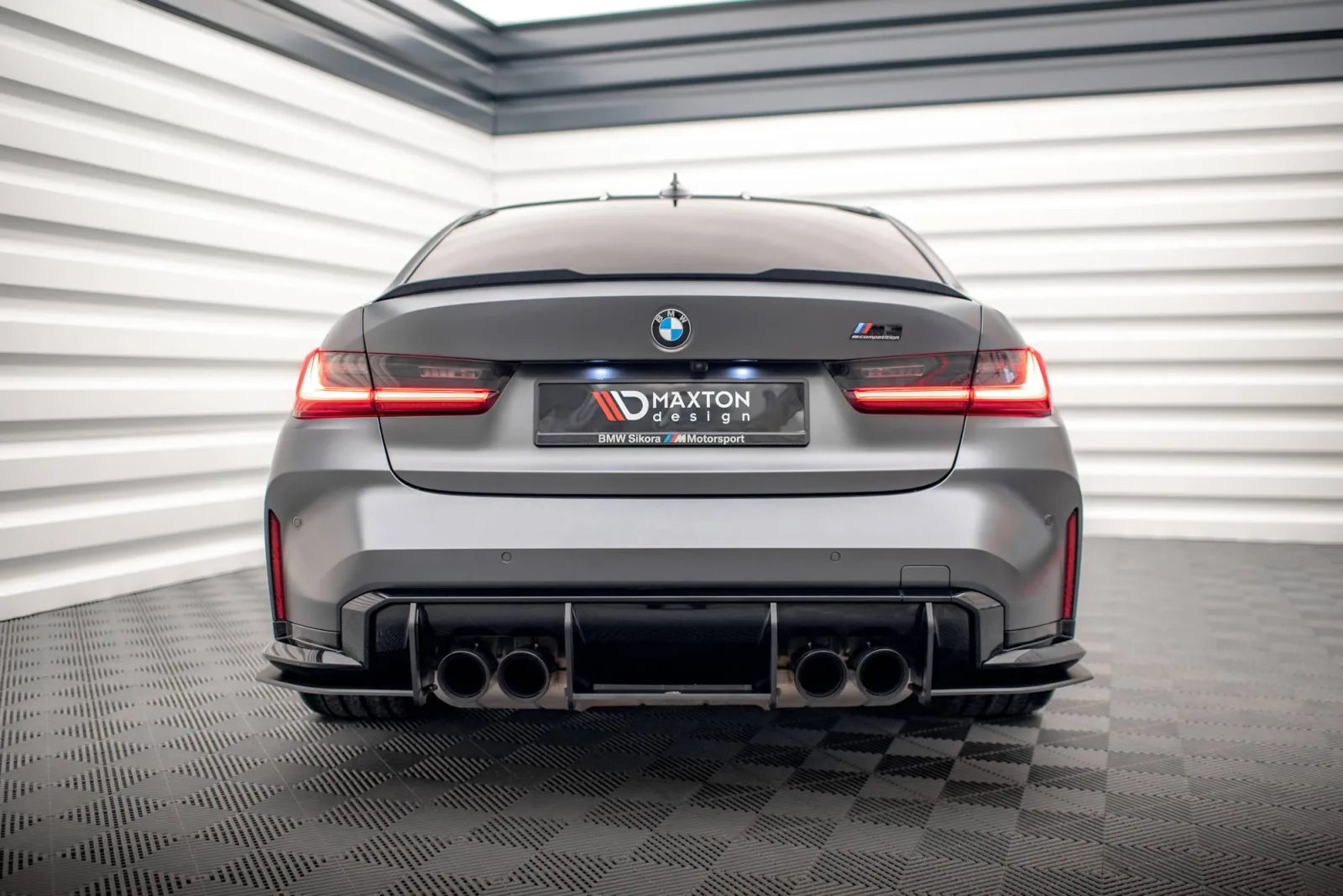 Rear Diffuser Street Pro compatible with BMW M3 Sedan / Touring G80 / G81