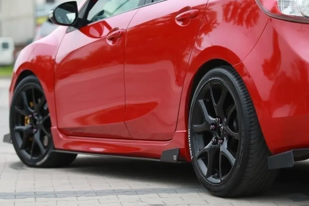 Side Skirts Diffusers Racing compatible with Mazda 3 MK2 MPS