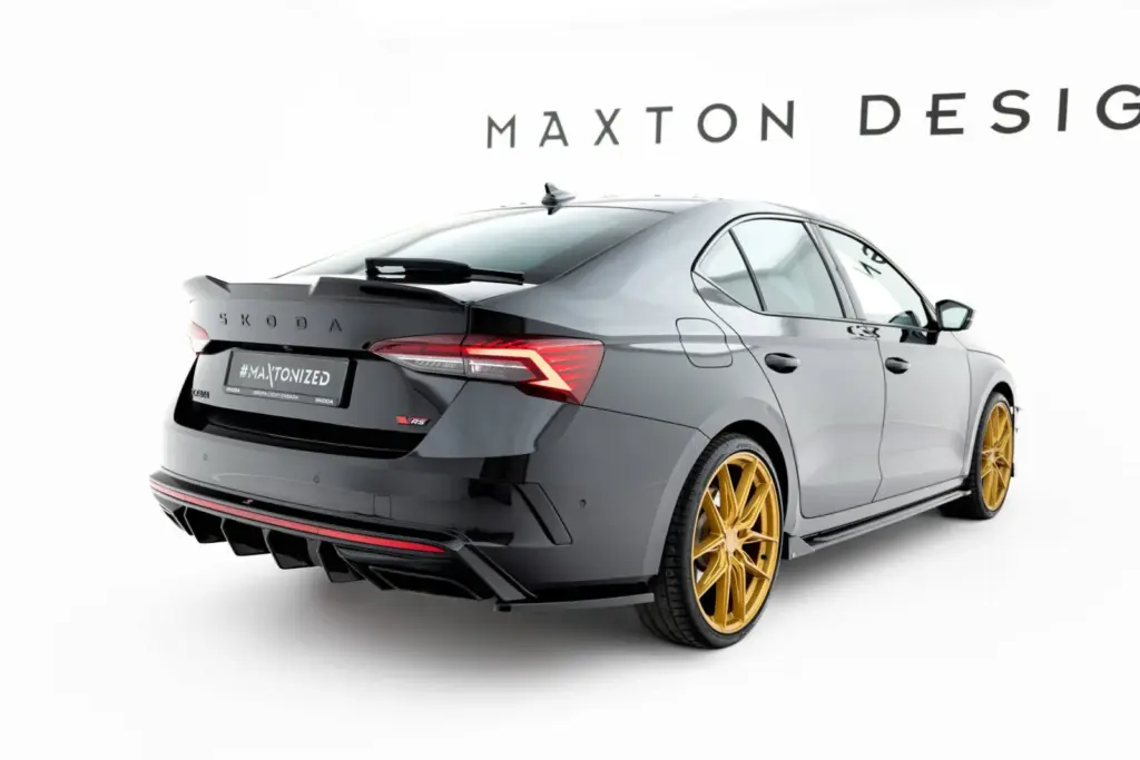 Rear Side Splitters V.3 compatible with Skoda Octavia RS Liftback / Combi Mk4 Facelift