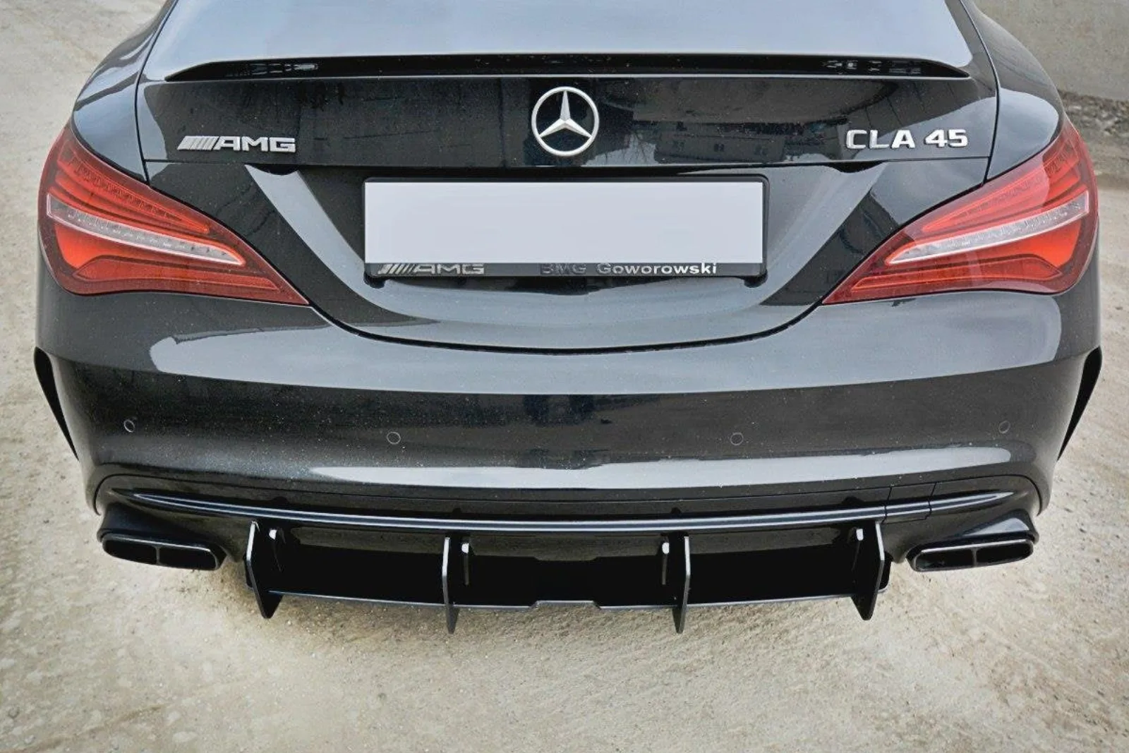 Rear Diffuser V.2 compatible with Mercedes CLA A45 AMG C117 Facelift