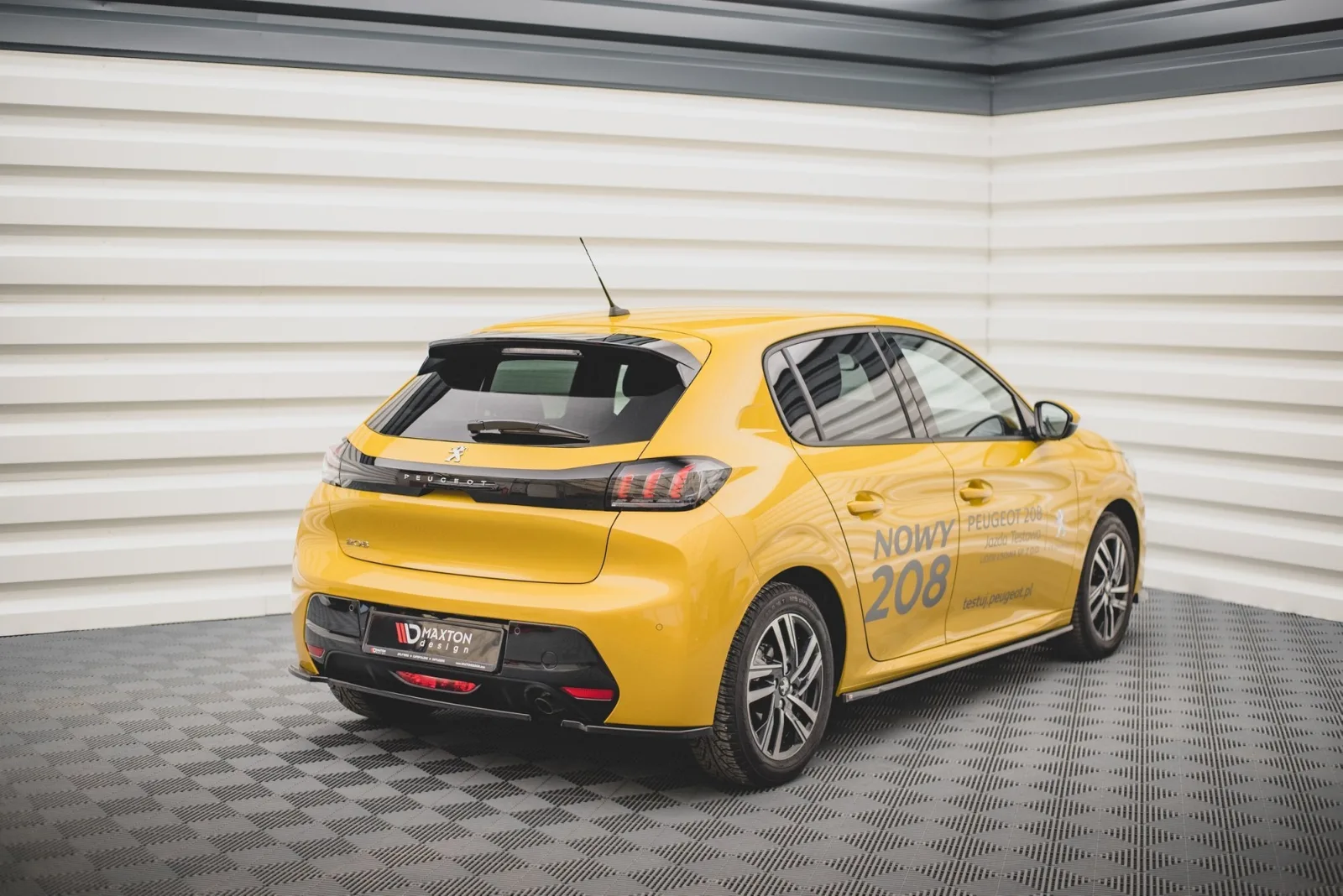 Rear Side Splitters compatible with Peugeot 208 Mk2