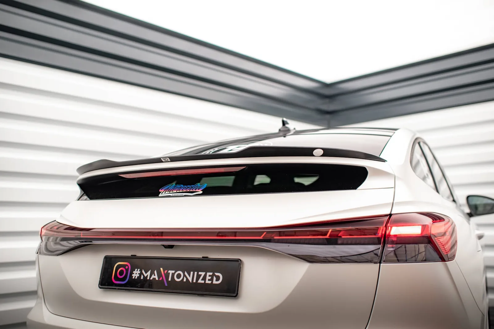 Spoiler Cap compatible with Audi Q4 e-tron Sportback Mk1