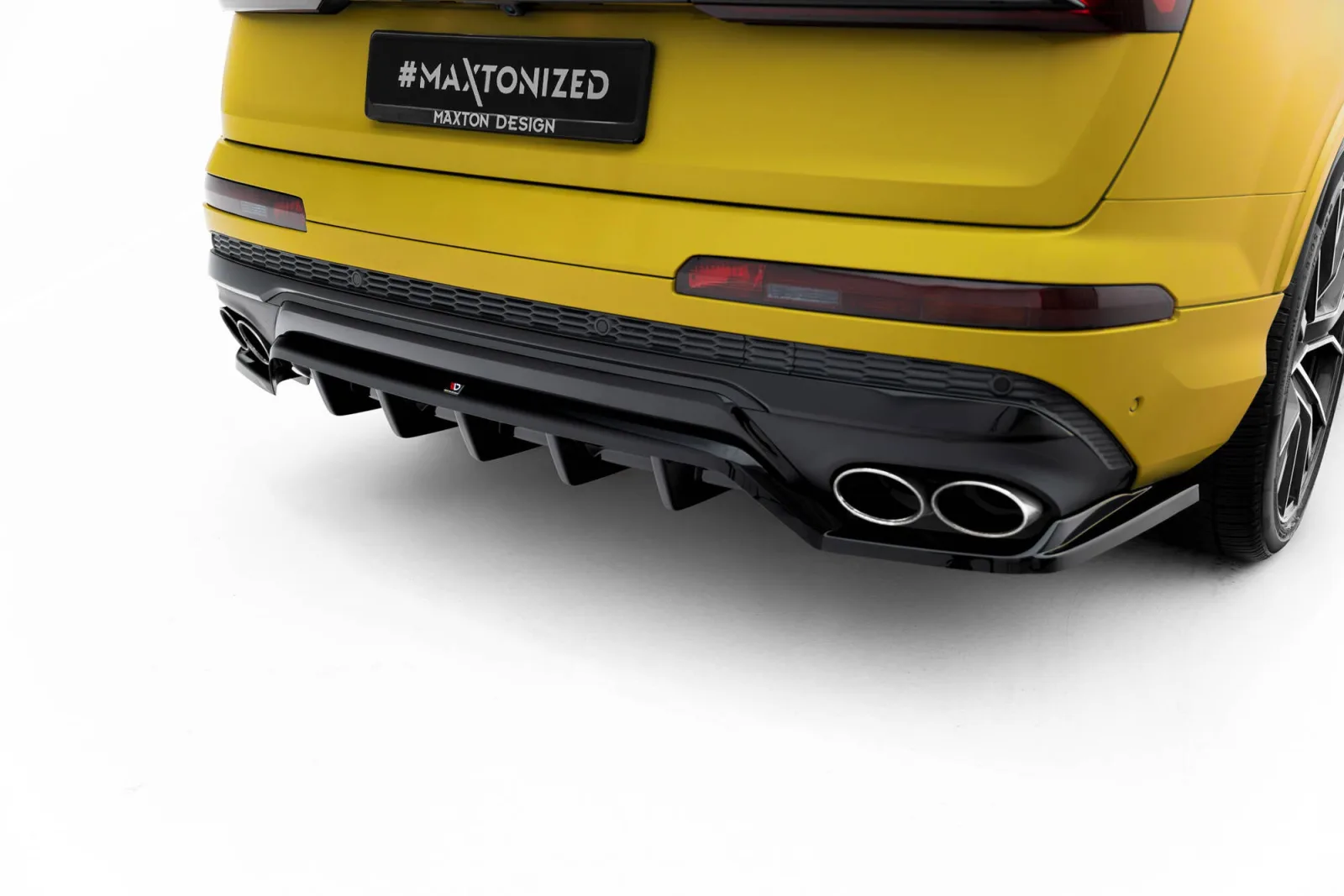 Rear Splitter (With Diffuser) compatible with Audi SQ7 Mk2 (4M) Facelift