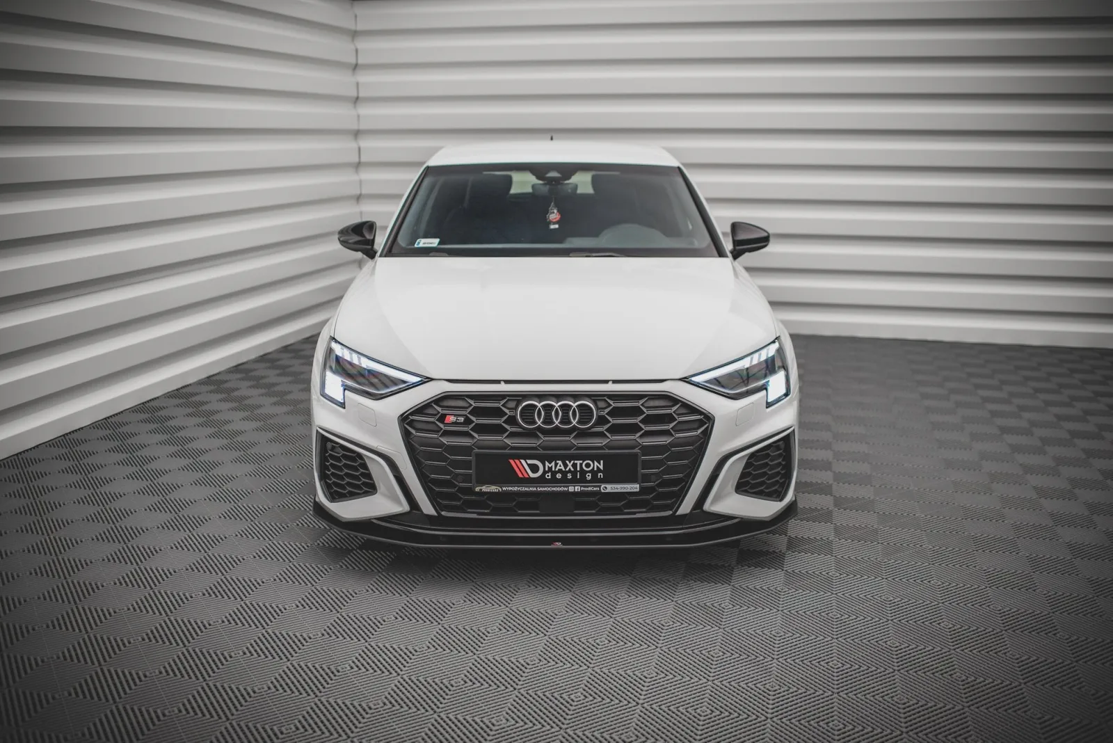 Front Splitter Street Pro compatible with Audi S3 / A3 S-Line 8Y