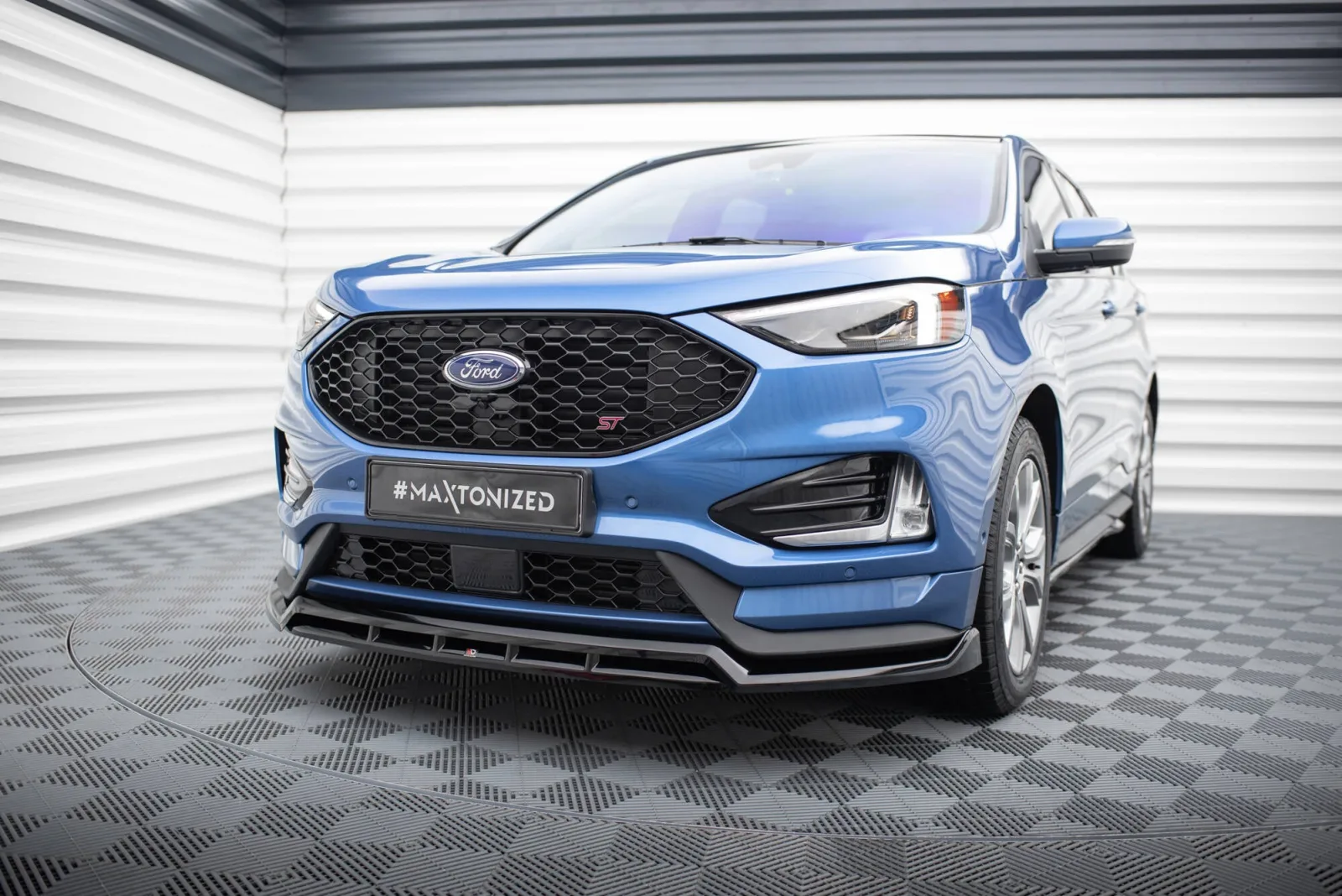 Front Splitter compatible with Ford Edge ST Mk2 Facelift