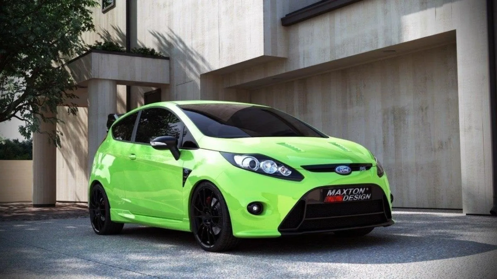 Front Bumper (RS Look) compatible with Ford Fiesta Mk7