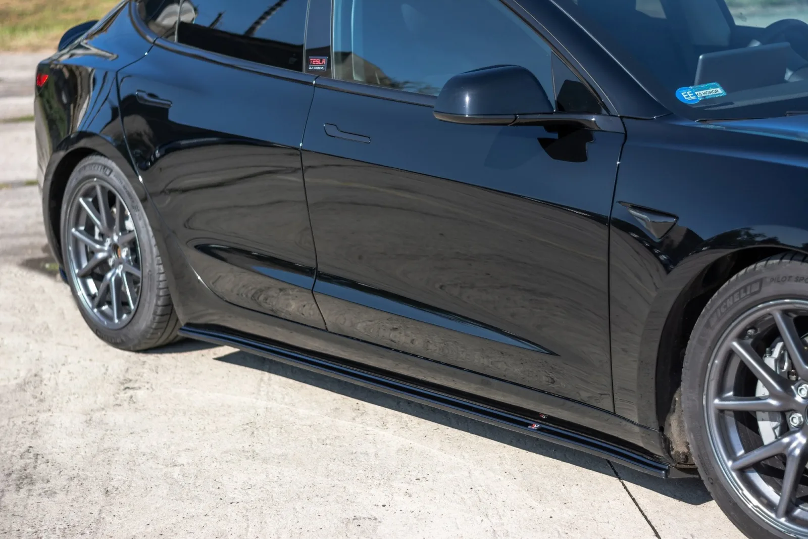 Side Skirts Diffusers compatible with Tesla Model 3 / Model 3 Performance Mk1 / Mk1 Facelift
