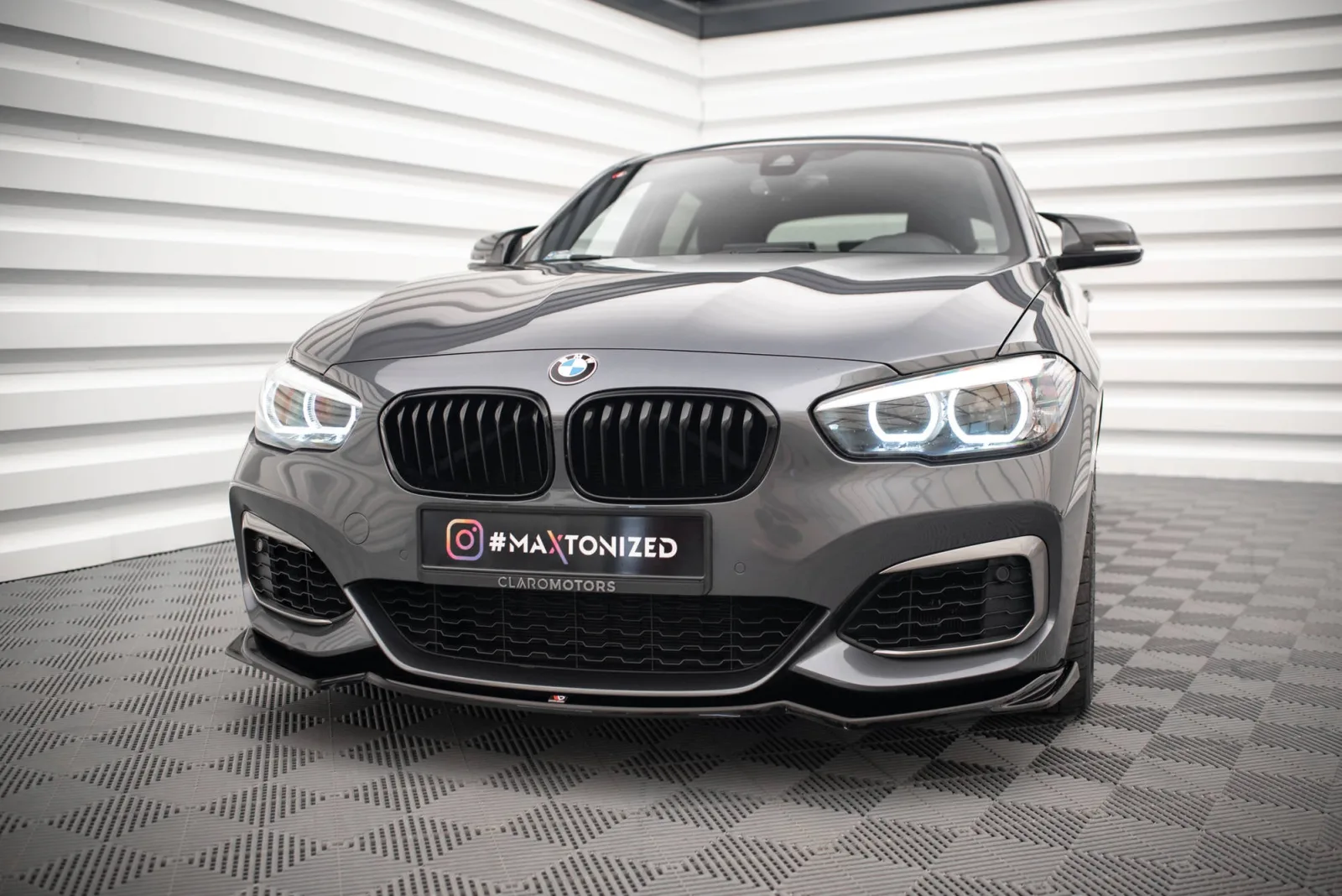 Front Splitter V.2 compatible with BMW 1 F20/F21 M-Power