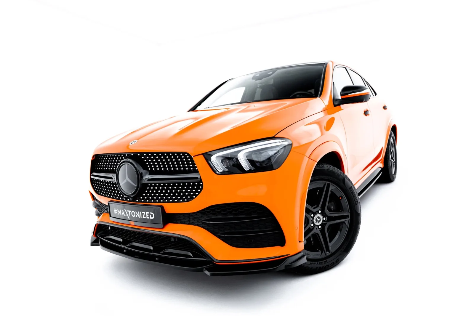 Front Splitter compatible with Mercedes-AMG / AMG-Line GLE Coupe C167
