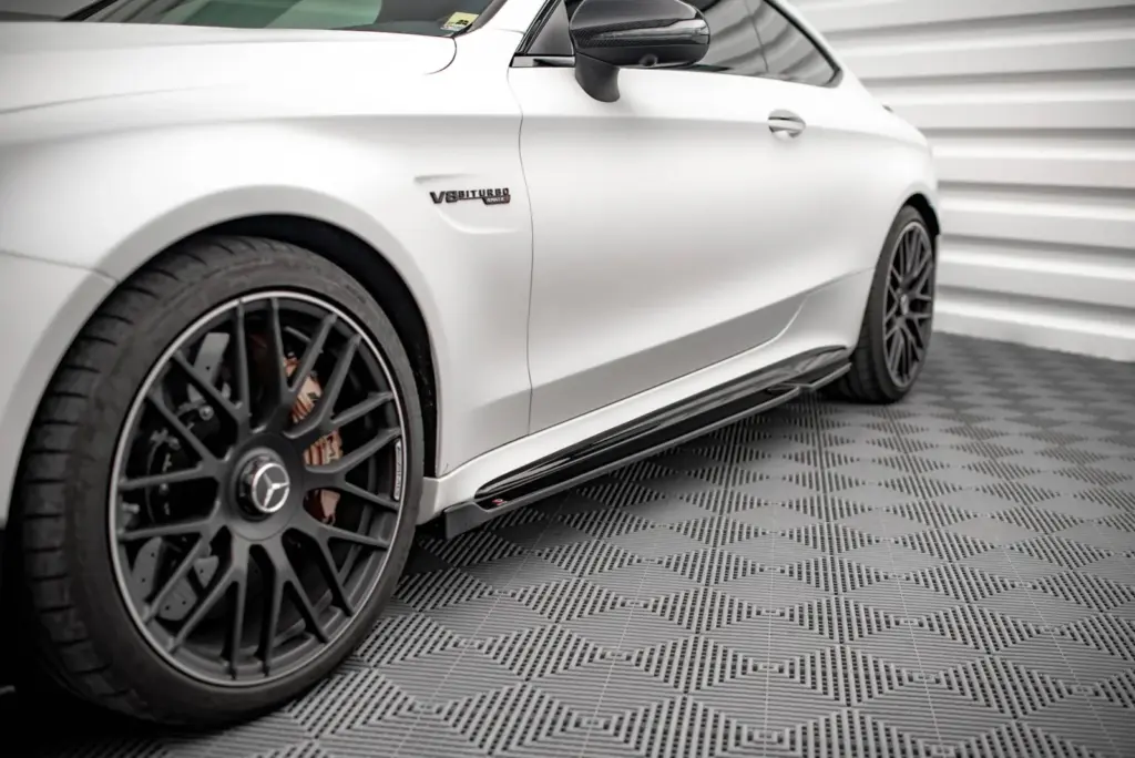 Side Skirts Diffusers V.2 compatible with Mercedes-AMG C 63AMG Coupe C205 Facelift