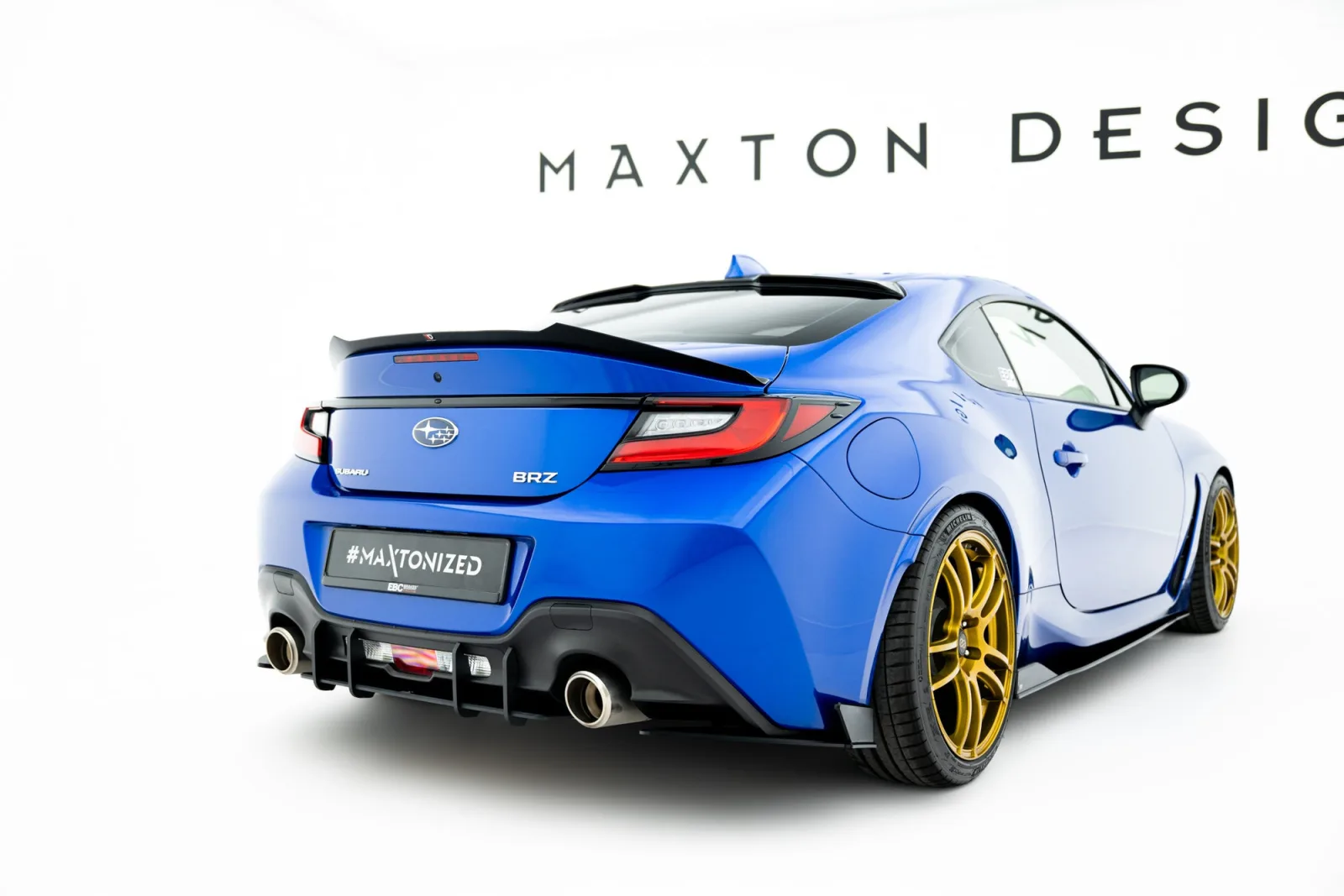Rear Side Splitters Street Pro V.2 compatible with Subaru BRZ Mk2
