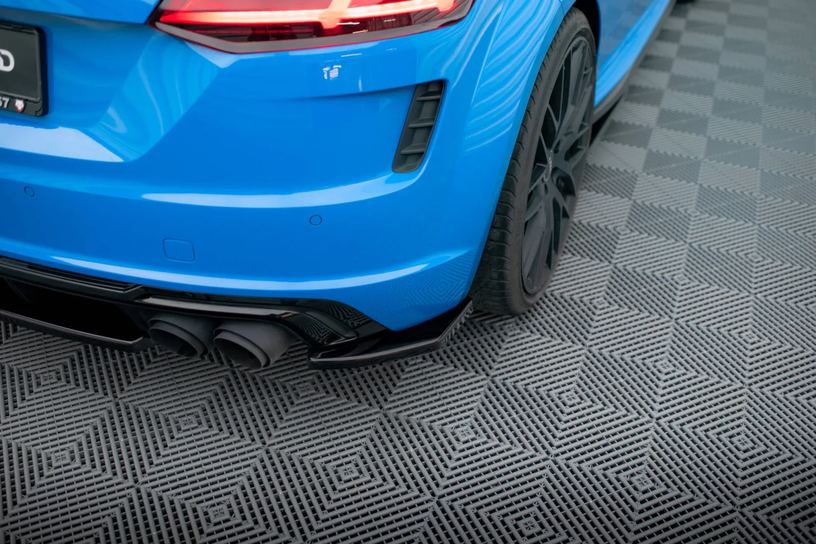 Rear Side Splitters compatible with Audi TT S 8S Facelift