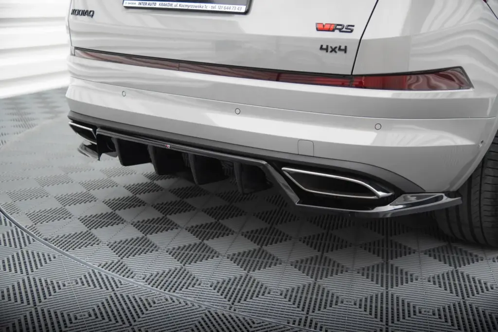 Rear Splitter (With Diffuser) compatible with Skoda Kodiaq RS Mk1 / Mk1 Facelift